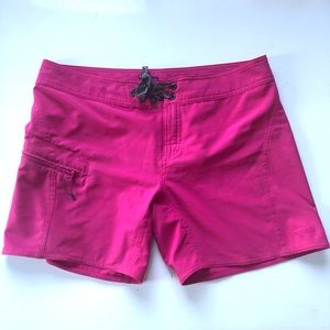 Patagonia hot pink board shorts